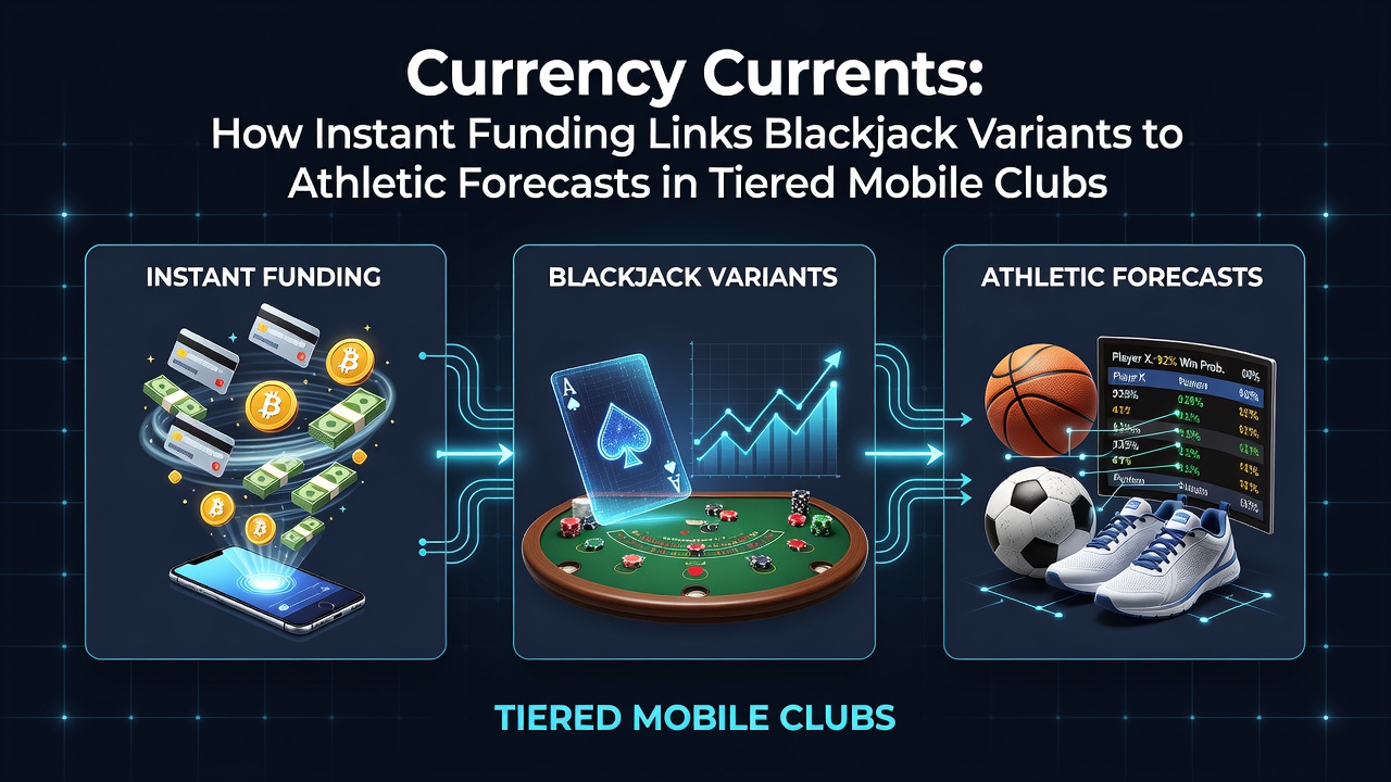 Currency Currents: How Instant Funding Links Blackjack Variants to Athletic Forecasts in Tiered Mobile Clubs