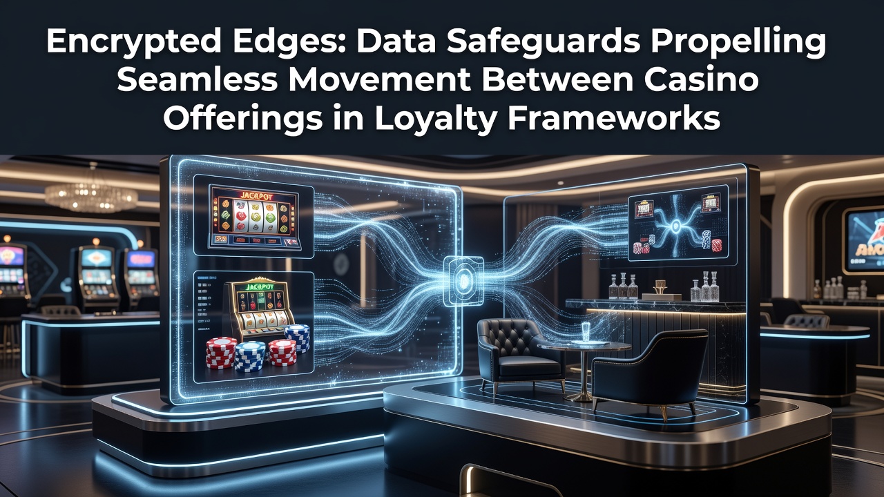 Secure data encryption pathways connecting various casino games within integrated loyalty platforms