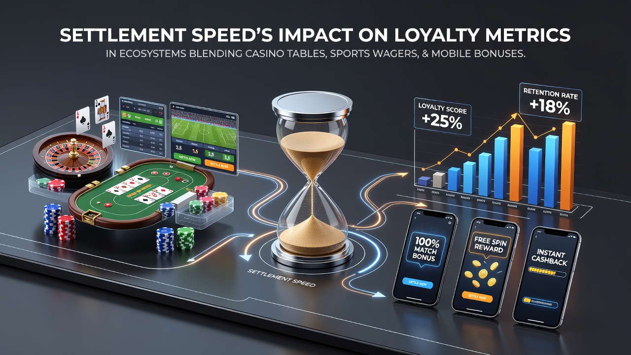 Visualization of settlement speed metrics across blended casino tables, sports wagers, and mobile bonus ecosystems