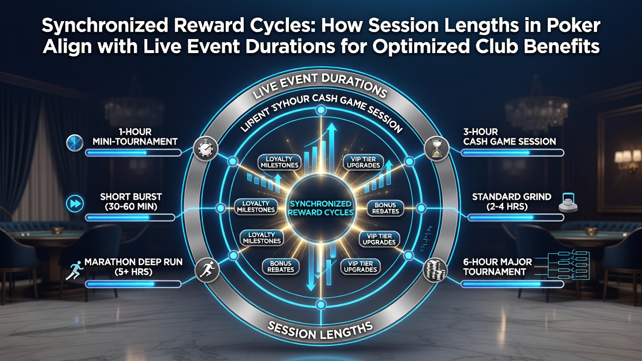 Synchronized Reward Cycles: Matching Poker Session Lengths to Live Event Durations