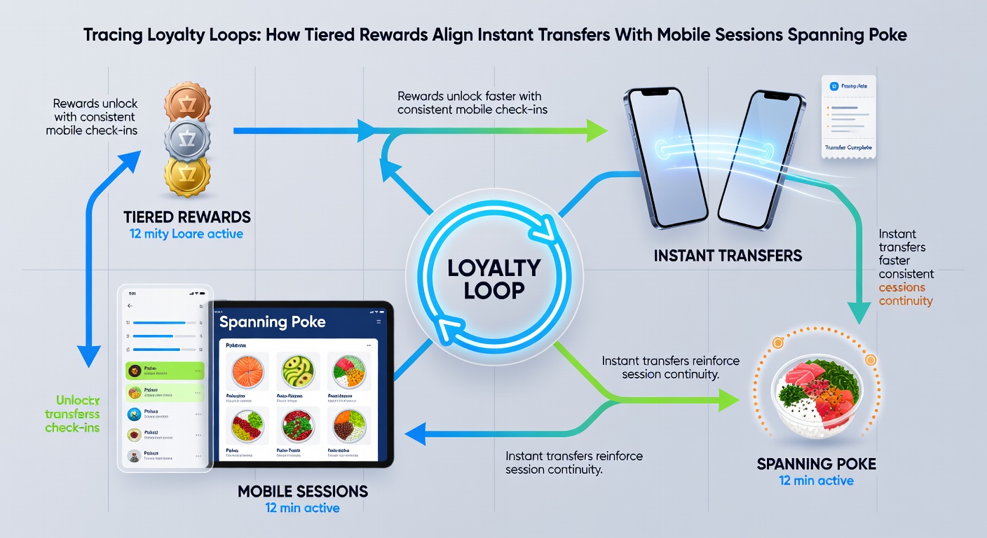 User engaging with mobile loyalty dashboard showing rewards from poker, roulette and sports forecasts aligned with instant transfers